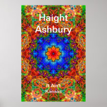 Haight Ashbury Psychedelic  Hippie Fashion Art Print