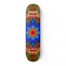 Haight Ashbury Psychedelic  Hippie Fashion Art Custom Skate Board
