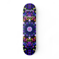 Haight Ashbury Psychedelic  Hippie Fashion Art Skateboard