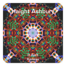 Haight Ashbury Psychedelic  Hippie Fashion Art Stickers