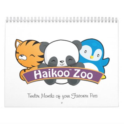 Haikoo Zoo Calendar by HaikooZoo