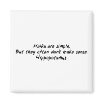 Haiku Are Simple magnets