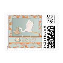 Haiku Baby Invite Stamp B