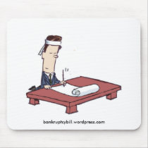 Haiku Bankruptcy Bill Mousepad