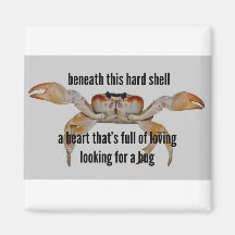 Haiku Fridge Magnet - Cancer The Crab