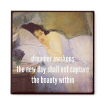 Haiku Fridge Magnet - Dreamer Awakes