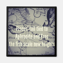 Haiku Fridge Magnet - Pisces