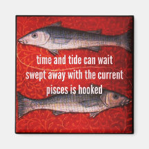 Haiku Fridge Magnet - Pisces
