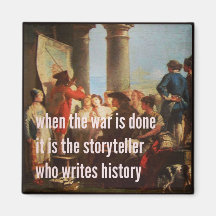 Haiku Fridge Magnet - When The War Is Done