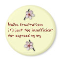 Haiku Frustration magnets