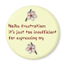Haiku Frustration magnets by geargems Haiku Frustration magnets