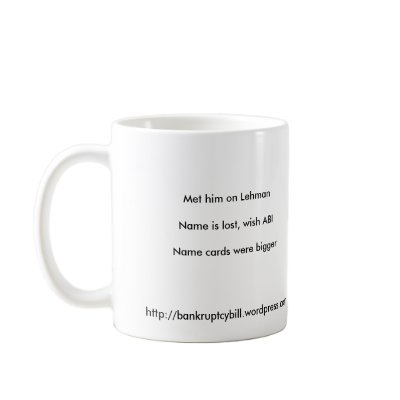 Haiku Mug - ABI Name Cards by bankruptcybill