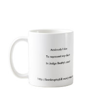 Haiku Mug - Courtroom anxiety