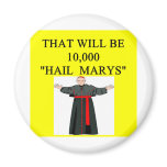 hail mary catholi onfession joke fridge magnets