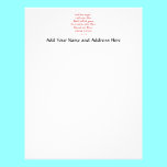 Hail Mary "Luke 1:28" letterhead