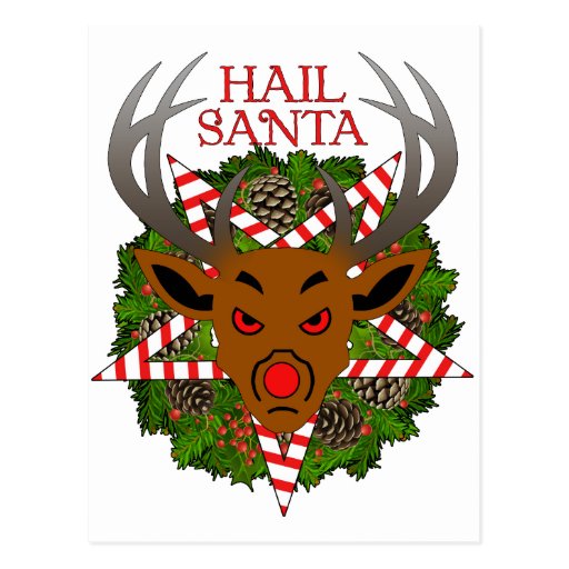 Hail Santa Post Card Zazzle