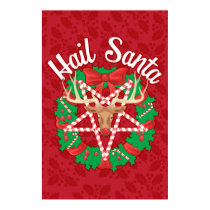 Hail Santa! posters
