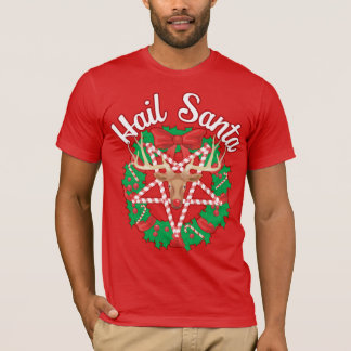 hail santa t shirt