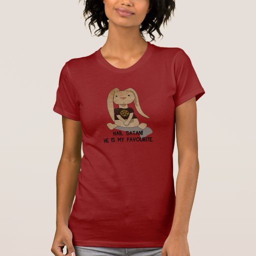 Hail Satan Bunny T Shirts