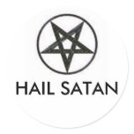 HAIL SATAN stickers