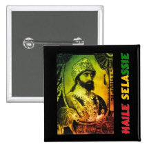 Haile Selassie Button