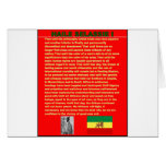 Haile Selassie Famous War Speech to UN 1963 Greeting Card