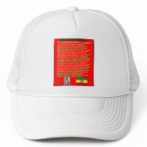 Haile Selassie Famous War Speech to UN 1963 Trucker Hat
