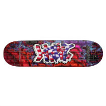 Hailey 03 ~ Custom Graffiti Art Pro Skateboard by Madfrax Hailey 03 ~ Custom Graffiti Art Pro Skateboard