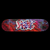 Hailey 03 ~ Custom Graffiti Art Pro Skateboard skateboards