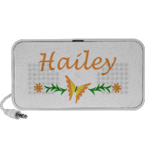 Hailey (Orange Butterfly) iPod Speakers