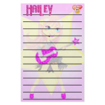 Hailey's Music Stationary Stationery Design