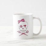 Hair Accessory Skull & Scissor Crossbones Coffee Mug