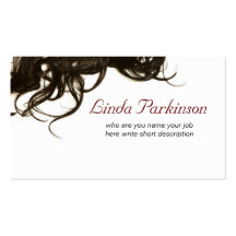 hair business card