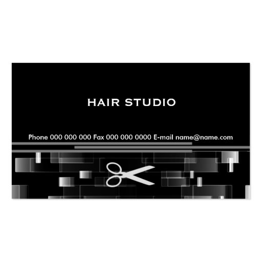 hair_design_studio_business business card template (front side)