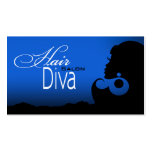 Hair Diva - Beauty Salon Beautician Hair Stylist Business Cards