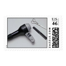 Hair dryer with scissors and comb postage
