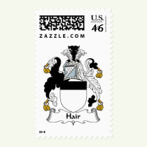 Hair Family Crest Stamps