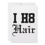 hair personalized announcement