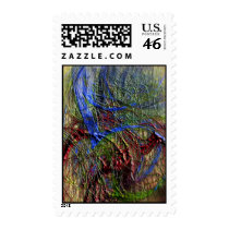 Hair Of The Dog Abstract Postage Stamp by sruhs Hair Of The Dog Abstract Postage Stamp
