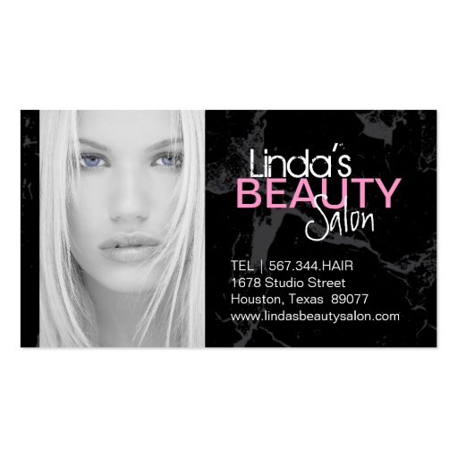 HAIR SALON AND SPA BUSINESS CARD (front side)