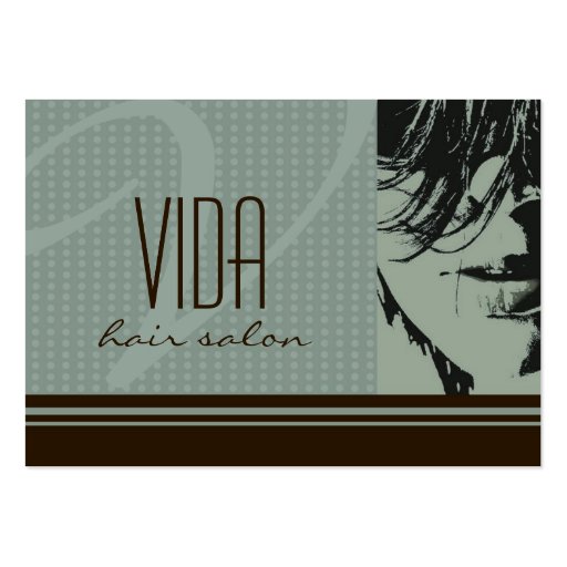 Hair Salon Appointment Cards Business Card Template (front side)