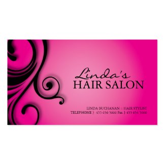 HAIR SALON BUSINESS CARD profilecard