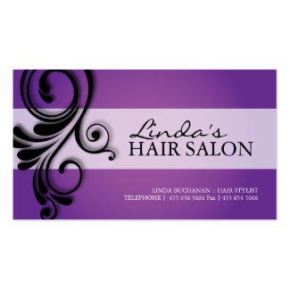 HAIR SALON BUSINESS CARD profilecard