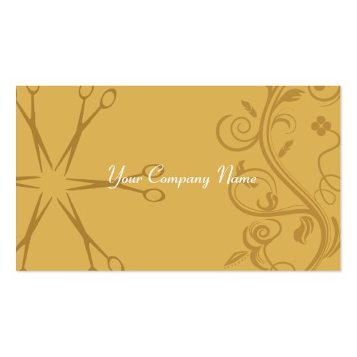 Hair salon business card (front side)