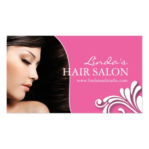 HAIR SALON BUSINESS CARD (front side)