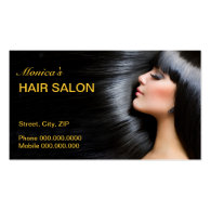 Hair Salon Business Card Business Card