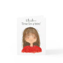 Hair Salon Customer Reminder Relations Hair Cut cards by icansketchu Hair Salon Customer Reminder Relations Hair Cut cards