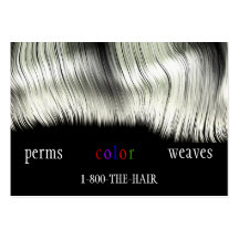 Hair Salon Style Business Cards