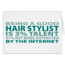 Hair Stylist 3% Talent cards