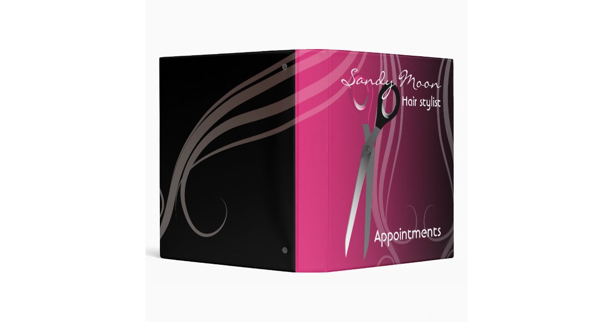 hair stylist binder Zazzle